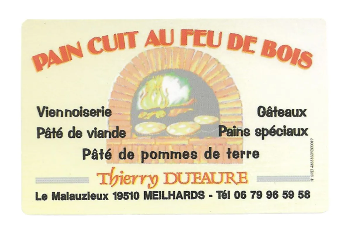 Logo Boulangerie Pain cuit au feu de bois à Lubersac