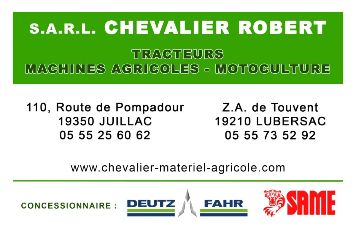 SARL Robert Chevalier à Lubersac